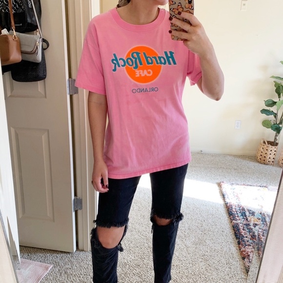 Hard Rock Cafe Tops - Vintage Hard Rock Cafe Orlando tee